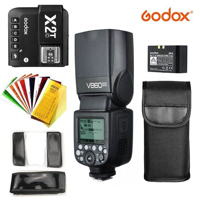 Comprar Flash Godox V860II Para Canon con Trigger X2T